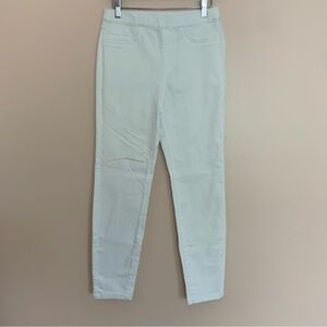 NWT New Ming Wang White Pull-On Skinny Jeans
